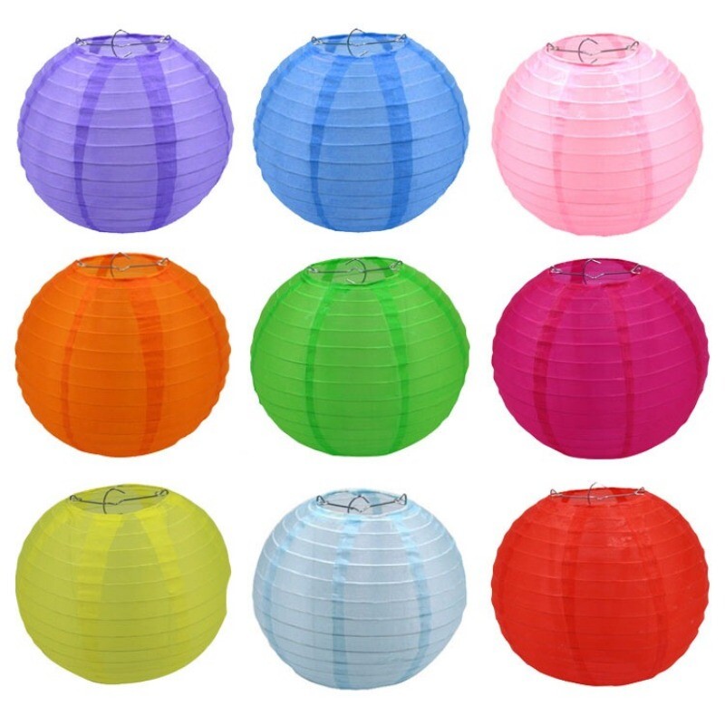 Vodootporna tkanina u 9 boja kineski lampioni vjenčanje tržni centar škola Aktivnosti na otvorenom rođendanska zabava Blagdanska dekoracija najlonski lampioni