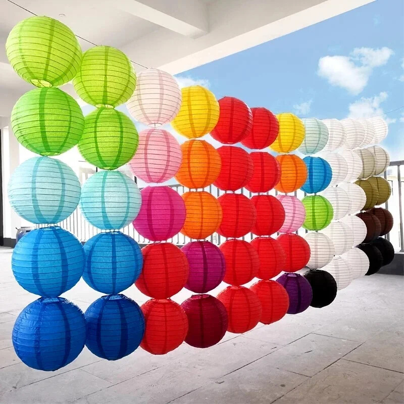 Vodootporna tkanina u 9 boja kineski lampioni vjenčanje tržni centar škola Aktivnosti na otvorenom rođendanska zabava Blagdanska dekoracija najlonski lampioni