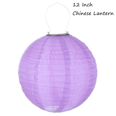 12 collu ūdensnecaurlaidīgs LED saules audums ķīniešu laternas āra festivāla kāzu ballīte dārza saules piekaramās lampas gaismas dekors