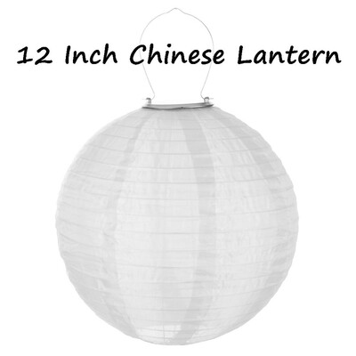 12 collu ūdensnecaurlaidīgs LED saules audums ķīniešu laternas āra festivāla kāzu ballīte dārza saules piekaramās lampas gaismas dekors