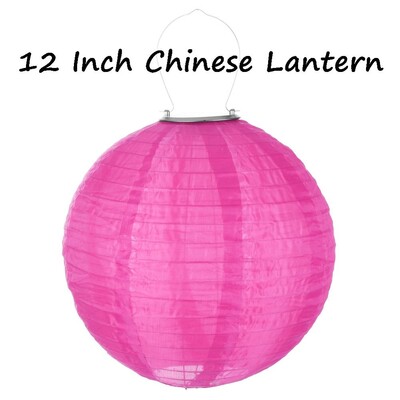 12 collu ūdensnecaurlaidīgs LED saules audums ķīniešu laternas āra festivāla kāzu ballīte dārza saules piekaramās lampas gaismas dekors