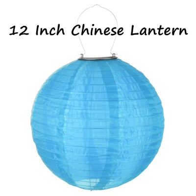 12 collu ūdensnecaurlaidīgs LED saules audums ķīniešu laternas āra festivāla kāzu ballīte dārza saules piekaramās lampas gaismas dekors