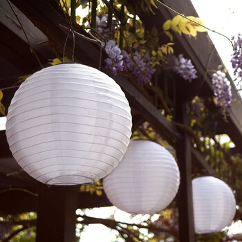 20/25/30cm Ηλιακό Φωτιστικό LED Φανάρι Γάμου Deco Solar String Lights Εξωτερικού χώρου Αδιάβροχο Fairy Lights Ηλιακό Λάμπα Διακόσμηση κήπου