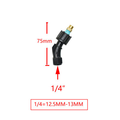 Ακροφύσιο ψεκαστήρα κήπου με νήμα 1/2 1/4 ίντσας 1/2/3 τρύπα Ακροφύσιο ομίχλης νερού Ψεκαστήρες κήπου Πότισμα Πότισμα 1Τμ.