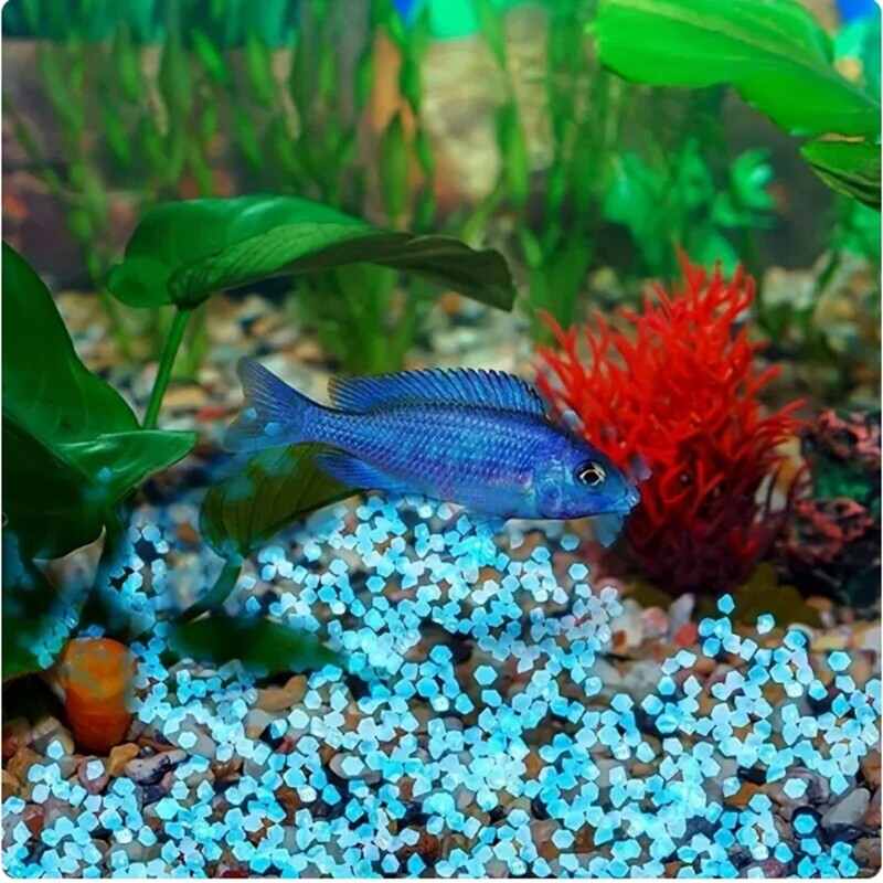 2000db 3-5mm világító homok világít sötét kavicsban kő Otthoni Kert Udvar Szabadtéri Út Pázsit Dekoráció Akvárium Dekor