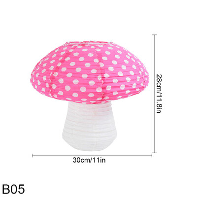 1-osaline lainepunktiga seenekujuline paberlatern