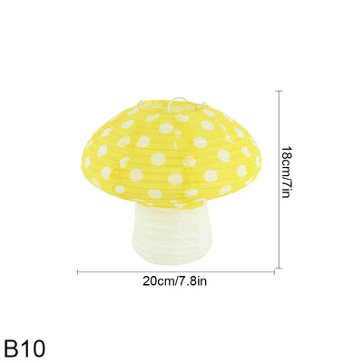 1-osaline lainepunktiga seenekujuline paberlatern