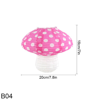 1-osaline lainepunktiga seenekujuline paberlatern