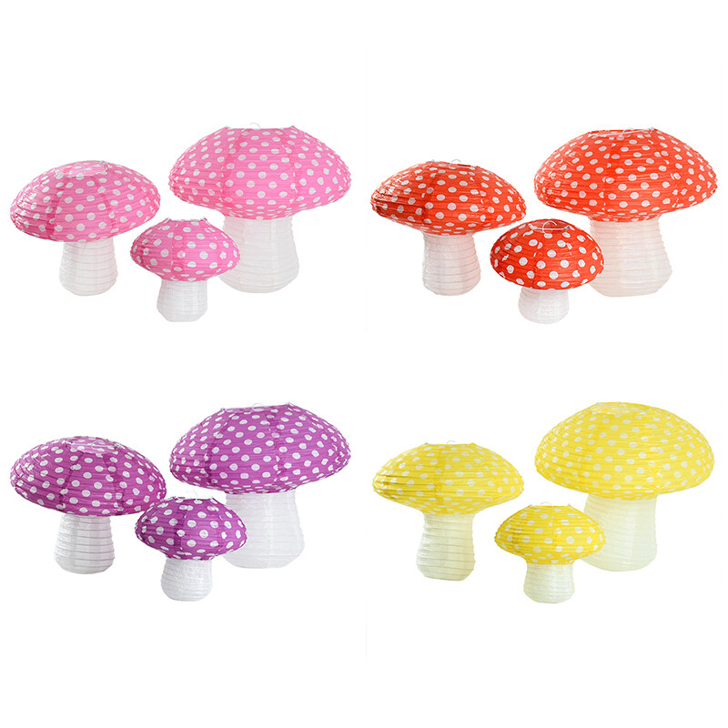 1-osaline lainepunktiga seenekujuline paberlatern