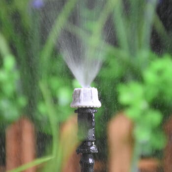 1/4 ίντσας ακροφύσιο Dripper Watering Sprayer Misting sprinkler with Hose Tee Barb Thread Connector για σύστημα άρδευσης κήπου