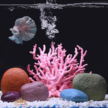 Ενυδρείο Coral Simulation Fish Tank Plants Διακόσμηση τοπίου πολλαπλών χρωμάτων Διακόσμηση ενυδρείων Αξεσουάρ Ενυδρεία Terrarium