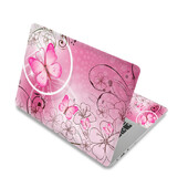 Nešiojamojo kompiuterio dėklas 10 12 13 14 15 17 colių universalus nešiojamojo kompiuterio dangtelio lipdukai Kompiuterio apsauga 1 didelė su 2 mažais, drugeliais