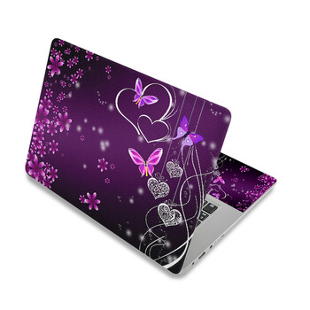 Laptop Skin 10 12 13 14 15 17 ιντσών Universal αυτοκόλλητα για φορητό υπολογιστή Skin Protector υπολογιστή 1 Big with 2 Small, Butterfly