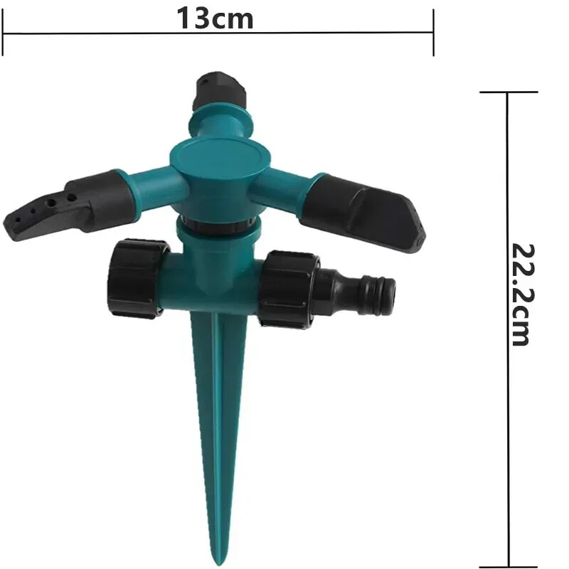 1 vnt. 360° rotacinis vejos vandens purkštuvai sodo automatinė laistymo sistema žemės ūkis vejos purkštuvai ūkio kiemo laistymo purkštuvas