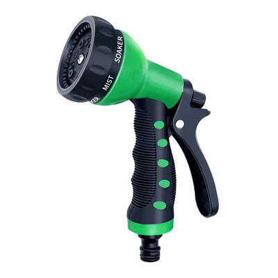 Sodo žarnos antgalis Vandens žarnos purkštuvas 8 laistymo modeliai Nykščio valdymo įjungimo išjungimo vožtuvas aukšto slėgio purkštuko purkštuvas sodininkystei