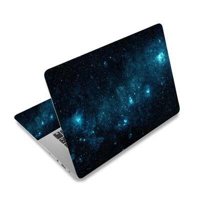 Autocolant impermeabil pentru piele pentru laptop, cu cer înstelat, husă pentru laptop, lipire repetată pentru 14/15/17 inchi Lenovo Apple Mac Dell Asus Ace