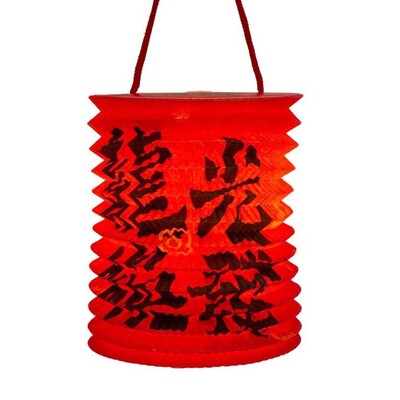 Popierinis žibintas Naujųjų metų drakono žibintas „pasidaryk pats“ rankų darbo medžiagos krepšys Kinų simbolių kinų Naujųjų metų dekoracijos Palaiminimo žodžiai