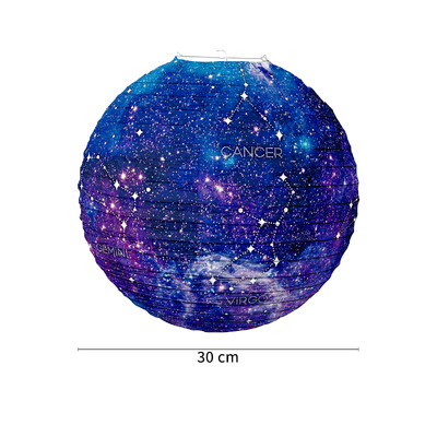 Žvaigždyno Žibintai Dekoracija Žvaigždėtas dangus Teminis Vakarėlis Kabantys Popieriniai Žibintų Pakabukai Su gimtadieniu Vakarėlio dekoravimas Vaikams Suaugusiesiems