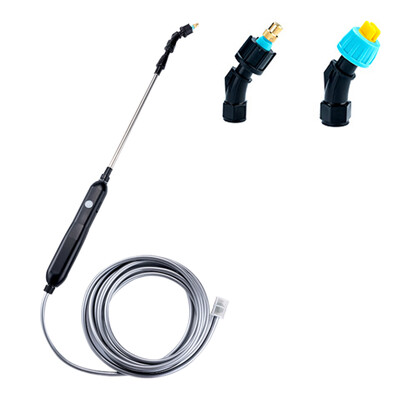 Prenosný elektrický záhradný postrekovač s nabíjateľnou USB technológiou s 2/4 tryskami na rozprašovanie, elektrický postrekovač na čistenie záhrady