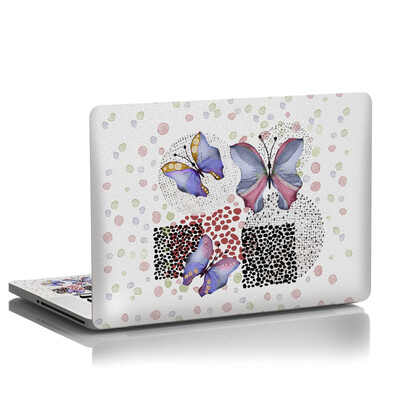 Autocolante de vinil Butterfly Laptop 15.6" piele mackbook pentru 15" 17" 14" 13" decalcomanii pentru capac notebook pentru xiaomi pro 13.3 lenovo asus