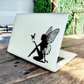 Αυτοκόλλητο Creative Notebook Decal Butterflty Fairy Vinyl Laptop για MacBook Air Pro 14 16 Retina 13 15 ιντσών Mac Art Skin Tablet PC