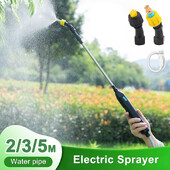 Elektromos növény permetező 2 fúvóka öntözés kerti permetező pálca Újratölthető növény Mister permetező udvar Gyep Gyom Növények öntözés