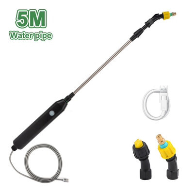 Elektromos növény permetező 2 fúvóka öntözés kerti permetező pálca Újratölthető növény Mister permetező udvar Gyep Gyom Növények öntözés