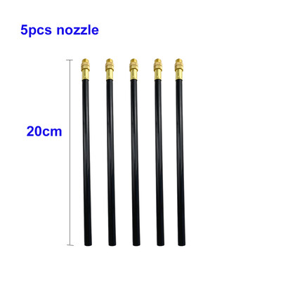 Laisvai lenkiamas geltonas vario dulksnos antgalis 8 mm tiesus stumiamas užraktas sujungimas sodo laistymo drėkinimo purkštuvas