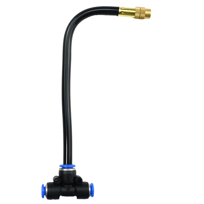 Laisvai lenkiamas geltonas vario dulksnos antgalis 8 mm tiesus stumiamas užraktas sujungimas sodo laistymo drėkinimo purkštuvas