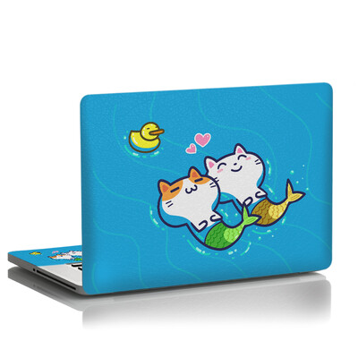 Naljepnica slatkog dizajna 15.6 naljepnica za prijenosno računalo Naljepnice za kožu prijenosnog računala Poklopac za prijenosno računalo Ljetni stil Umjetnost odgovara 13.3" 14" 16" Univerzalna