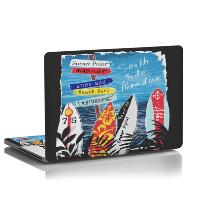 Naljepnica slatkog dizajna 15.6 naljepnica za prijenosno računalo Naljepnice za kožu prijenosnog računala Poklopac za prijenosno računalo Ljetni stil Umjetnost odgovara 13.3" 14" 16" Univerzalna