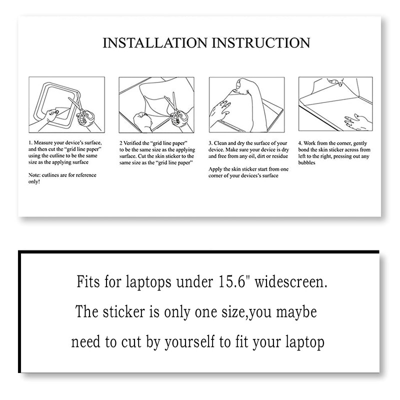 15.6 piese de laptop floare HP Husă laptop autocolant mackbook Protector autocolant Decal Piele capac laptop pentru 13.3 Lenovo Apple Mac