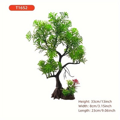 Szimuláció vízüveg akvárium tereprendezés dekoráció vízi növény fa utánzata akvárium dísz DIY akvárium dekor nagy méret