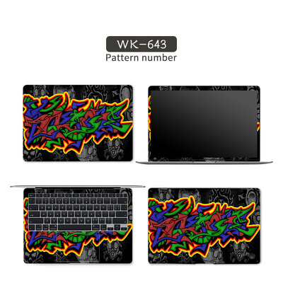 Laptop matricák bőre PVC graffiti borító 11"13,3"14"15,6"17,3" Vinyl Originality Decorate Decal Macbookhoz //Acer/Lenovo/HP