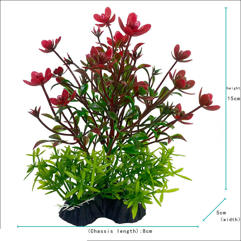 7 tk akvaariumitaimed kunstlikud veetaimede simulatsioonid veealuse paagi veerohu kaunistamiseks