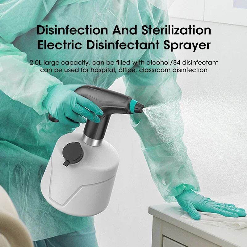 2L електрическа бутилка със спрей за растения Автоматично напояване Fogger USB Електрическа дезинфекцираща пръскачка Машина за поливане Растения за градински инструмент
