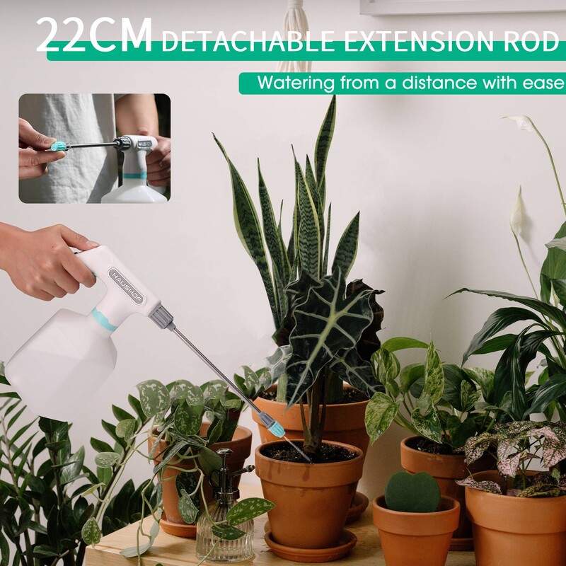 HAUSHOF 1L elektrinis laistymo butelis sodo sodinimui 3,6V purškimo butelis vidaus lauko laistymui elektrinis vandens purkštuvas namams