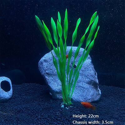 1vnt 12–30 cm imitacija, jūros žolės žuvų rezervuaro kraštovaizdžio dekoracija, vandens augalų imitacija, akvariumo ornamentas, „pasidaryk pats“ žuvų bako dekoras