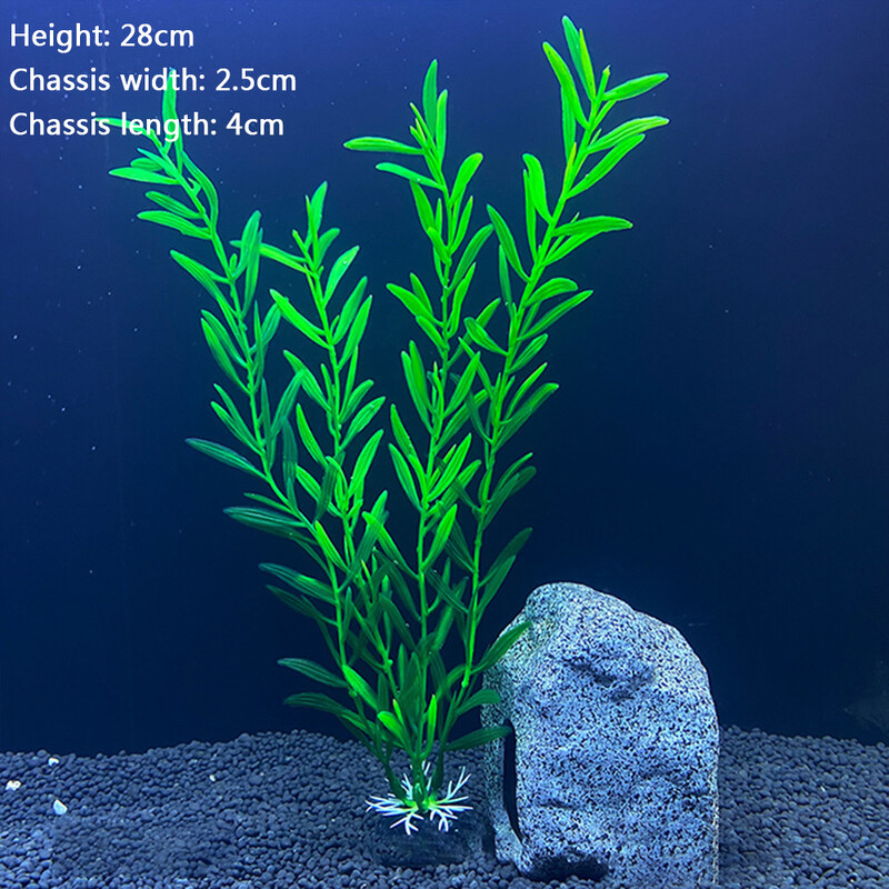 1PC 12-30cm Simulare iarbă de mare pentru amenajare peisagistică Decorație Imitație de plante de apă Ornament de acvariu DIY Decor pentru rezervor de pește