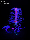 Kunstlik fluorestseeruv ränidioksiid ge haru korallide akvaarium veealune maastik veetaimedekoratsioon kalapaagi kaunistus