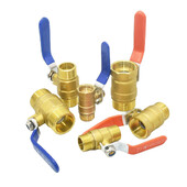 1/2 3/4 1" sárgaréz menetes csatlakozószelep Vízcsőszerelvények Gyorscsatlakozó golyóscsap Kerti öntözés Öntözés Réz csatlakozó