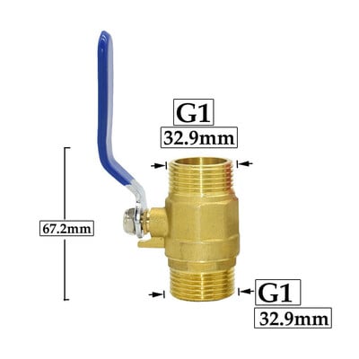1/2 3/4 1" sárgaréz menetes csatlakozószelep Vízcsőszerelvények Gyorscsatlakozó golyóscsap Kerti öntözés Öntözés Réz csatlakozó