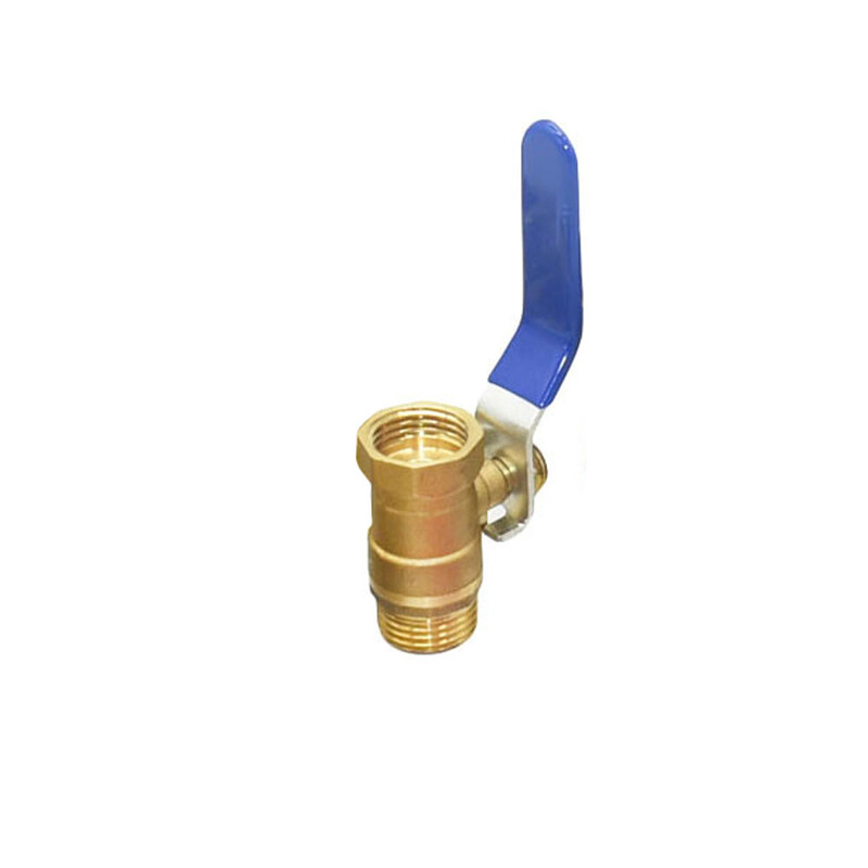 1/2 3/4 1" sárgaréz menetes csatlakozószelep Vízcsőszerelvények Gyorscsatlakozó golyóscsap Kerti öntözés Öntözés Réz csatlakozó