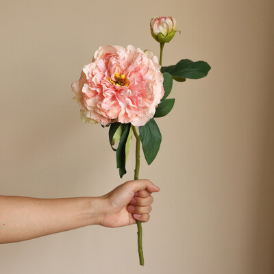 Bazsarózsa szimulációs virágok, otthoni és nappali művirágdíszek, étkezőasztali szárított virágcsokor dekoráció