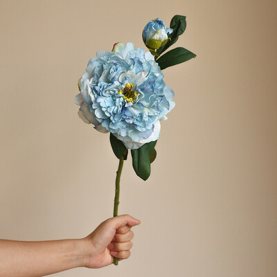 Bazsarózsa szimulációs virágok, otthoni és nappali művirágdíszek, étkezőasztali szárított virágcsokor dekoráció