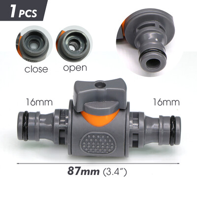 1/2" 3/4" 1" vyriškas adapteris Y-jungties vandens laistymo priedai Naudotini sodo žarnos čiaupo įjungimo/išjungimo vožtuvas 16 mm greitoji jungtis