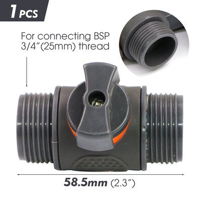 1/2" 3/4" 1" vyriškas adapteris Y-jungties vandens laistymo priedai Naudotini sodo žarnos čiaupo įjungimo/išjungimo vožtuvas 16 mm greitoji jungtis