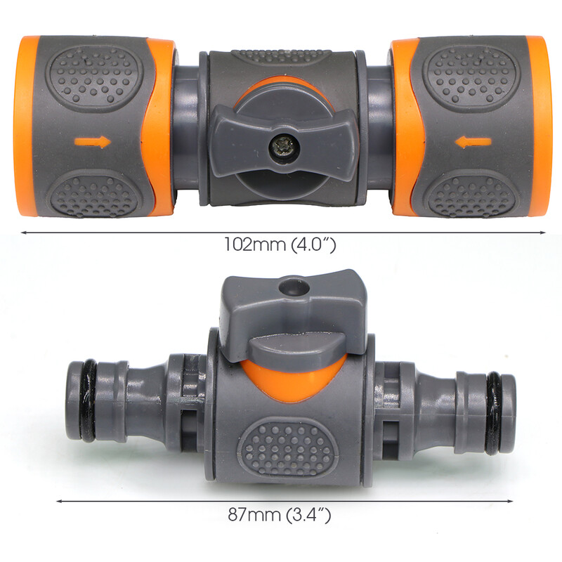 1/2" 3/4" 1" vyriškas adapteris Y-jungties vandens laistymo priedai Naudotini sodo žarnos čiaupo įjungimo/išjungimo vožtuvas 16 mm greitoji jungtis