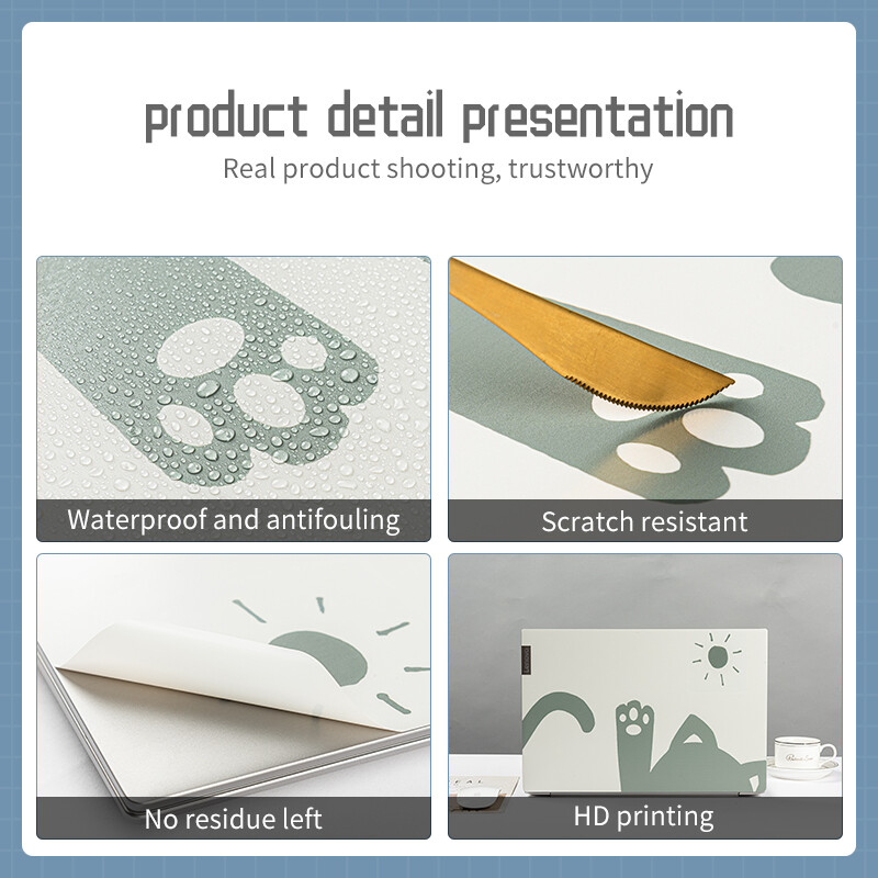 DIY Laptop Skins Αυτοκόλλητα Notebook Vinyl Skin Cover Decal Αξεσουάρ φορητού υπολογιστή για 12"13.3"14"15.6"17.3" για Macbook /Lenovo/Acer