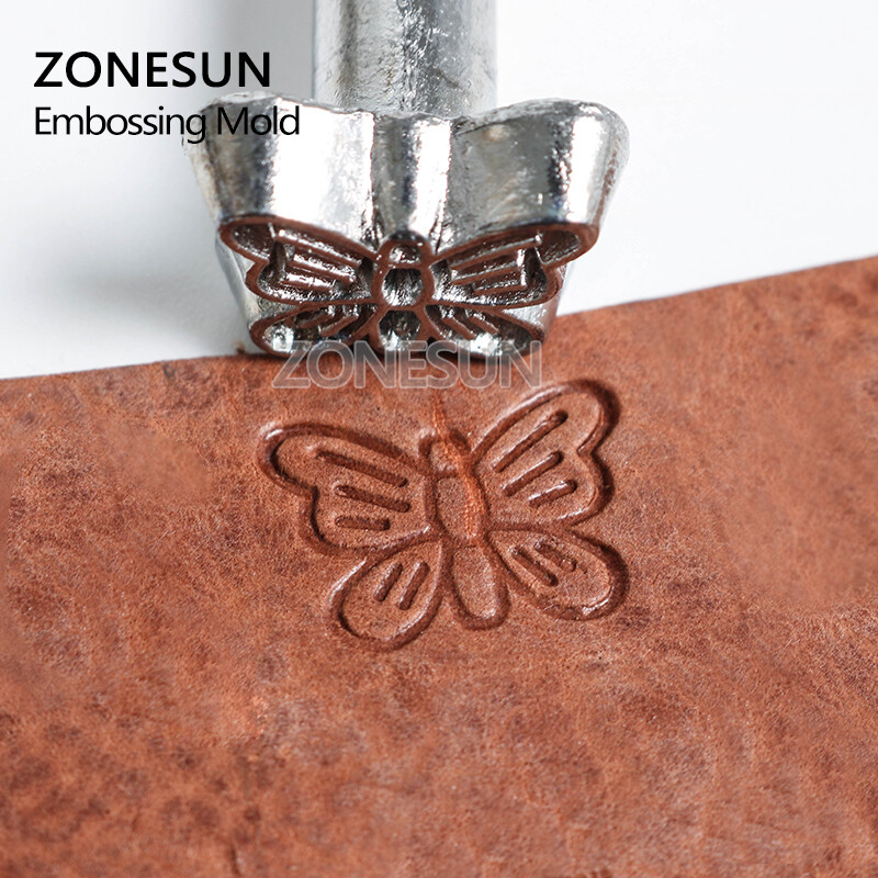 ZONESUN odos reljefo rinkinio įrankiai Leathercraft odos raštų štampavimas reljefinis formavimas odos raštų graviravimo spausdinimo įrankis